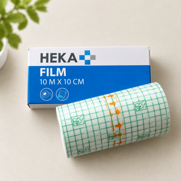 HEKAFILM Film transparent pour plaies en rouleau – Non stérile – 10 cm × 10 m – À l’unité