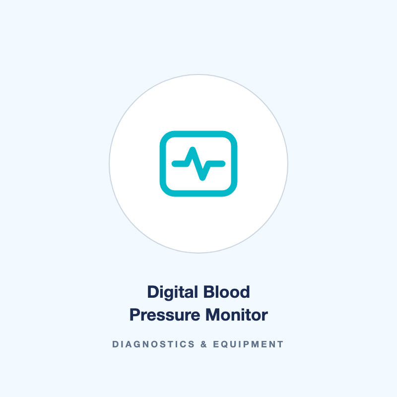 Digitale bloeddrukmeter voor de bovenarm
