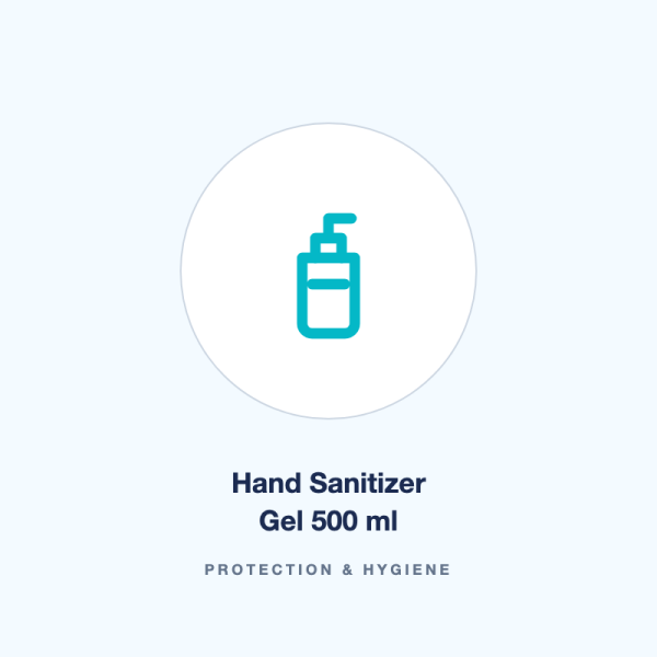 Handontsmettingsgel 500 ml met pomp