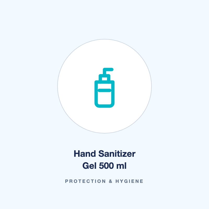 Handontsmettingsgel 500 ml met pomp