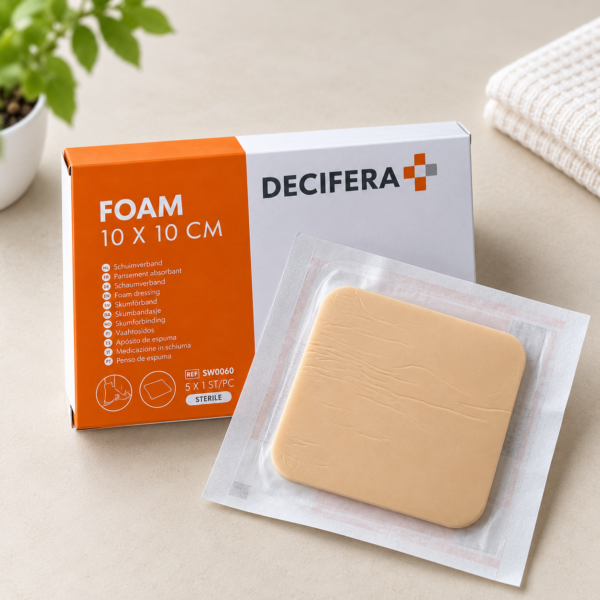 DECIFERA schuimverband - 10x10cm - 5stuks